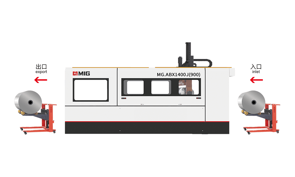 MG.ABX1400J(900) enarms platevasker med stor diameter (inn og ut av trykkebilen)