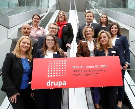 2016 Drupa trykkeriutstilling i Tyskland